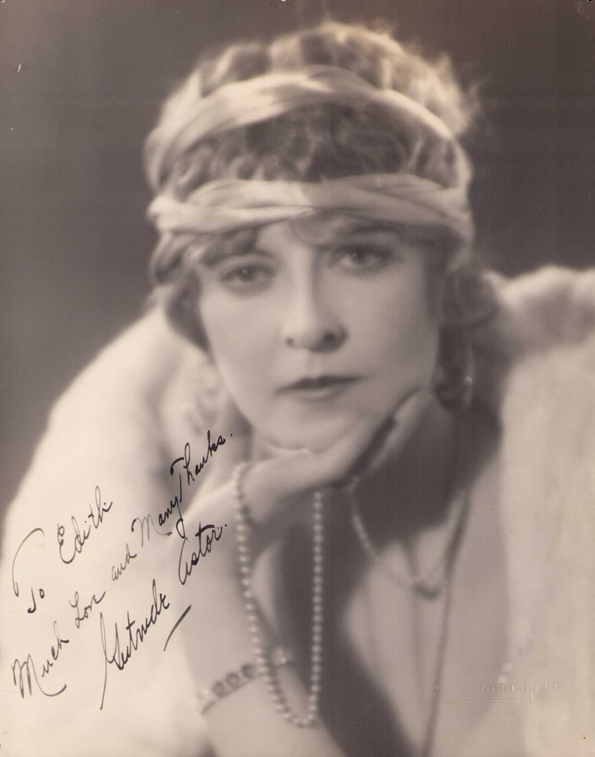 Gertrude Astor signed photograph (1 of 1)