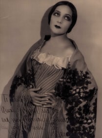 Dolores Del Rio signed 10x13
