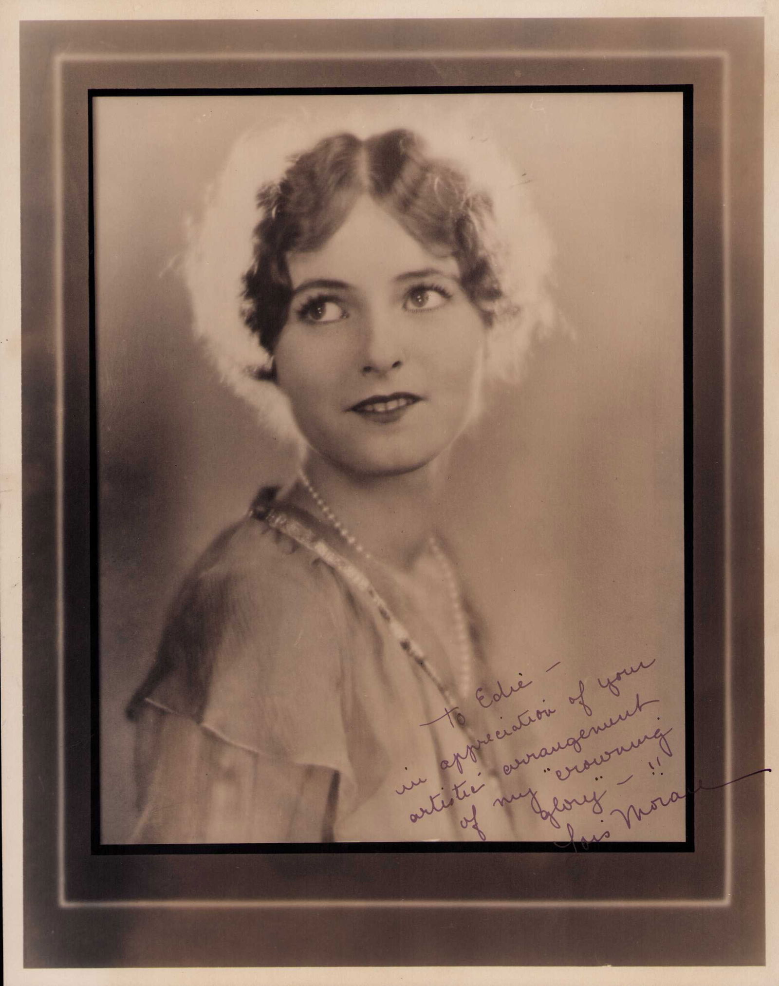 Lois Moran signed 11x14 photograph (1 of 1)