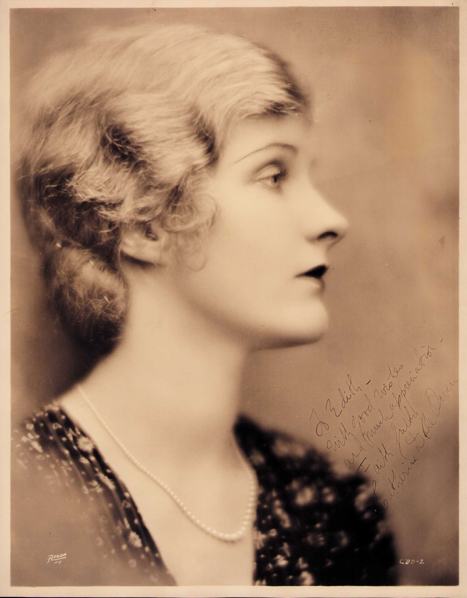 Catherine Dale Owen signed 11x14 photograph (1 of 1)