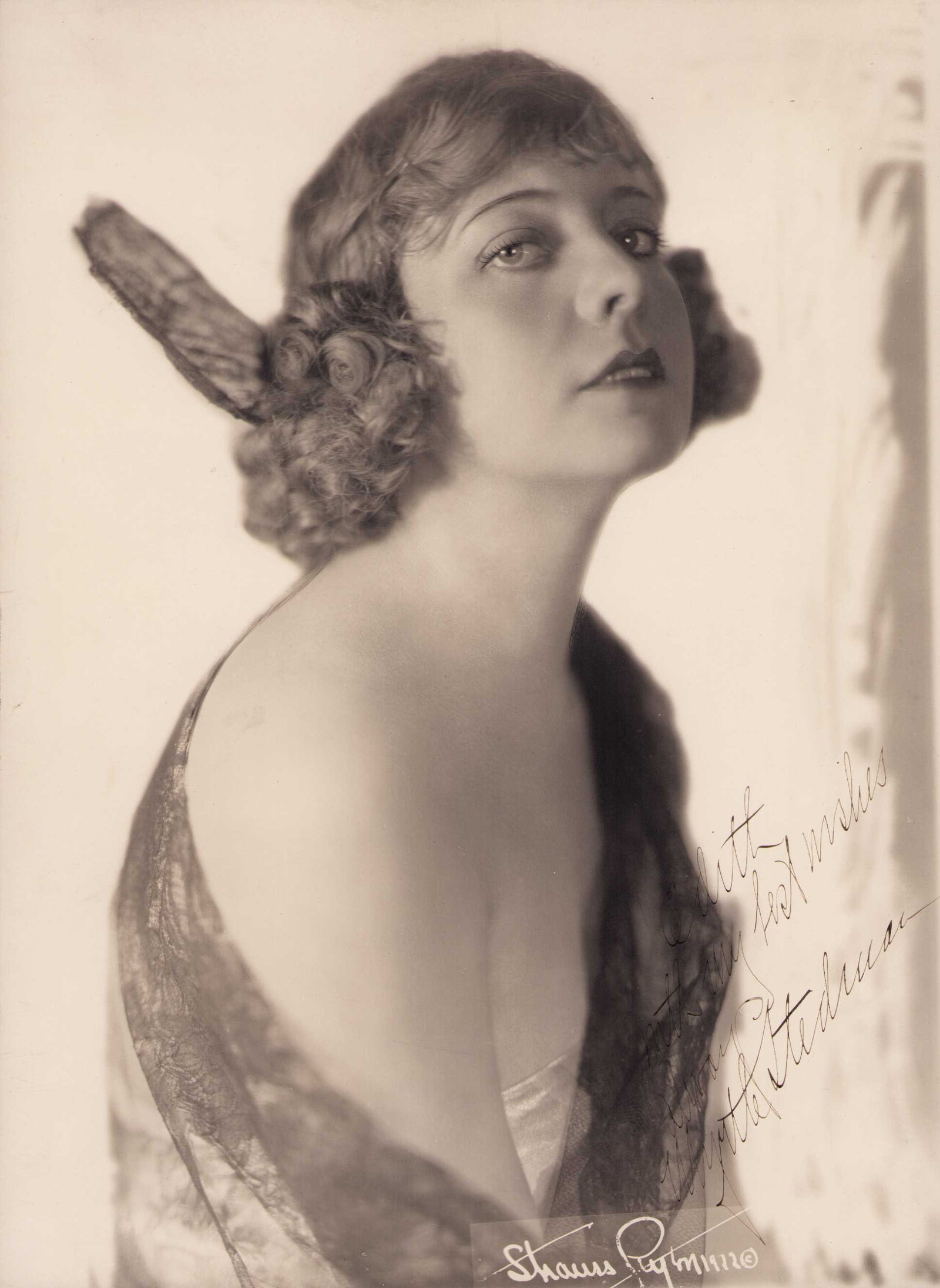 Myrtle Stedman signed 11x14 photograph: Earlier smaller photo was listed this one 11x14 Certificate of AuthenticityEVERY item in this auction comes with at minimum a full illustrated serial numbered COA signed by the worlds leading authenti
