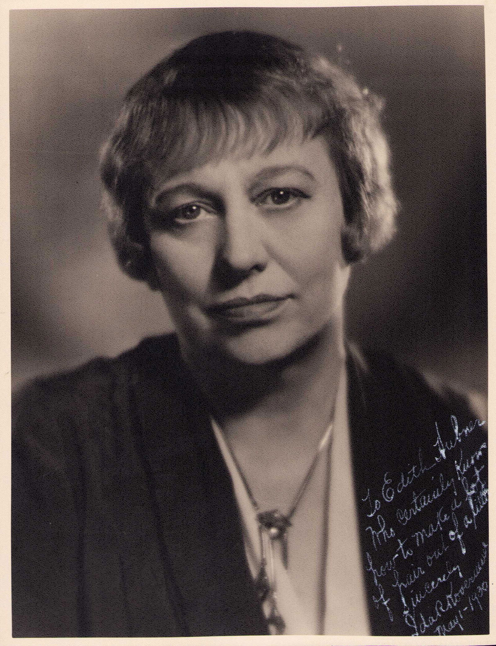 Ida Koverman signed 11x14 photograph (1 of 1)