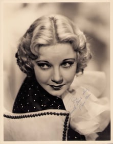 Una Merkel signed 11x14 photograph