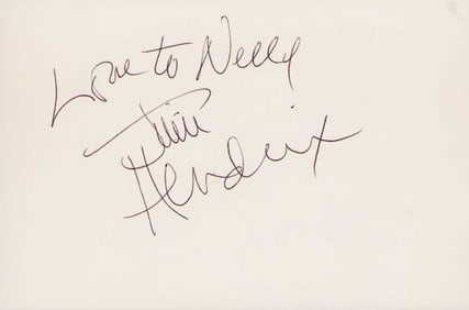 Jimi Hendrix signature