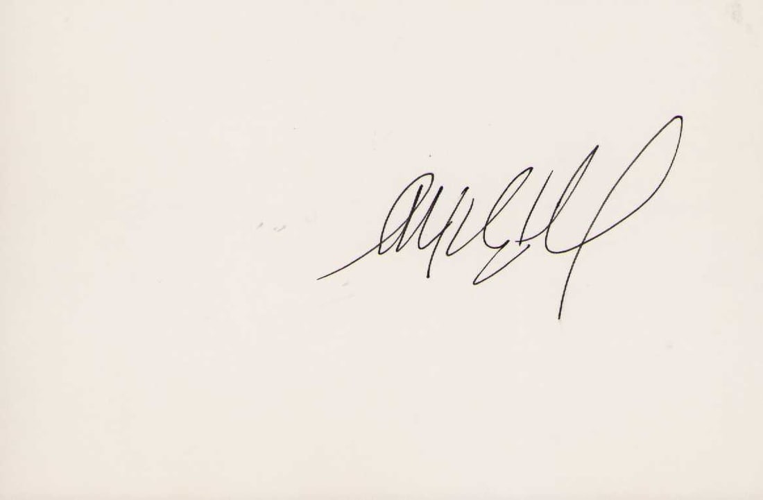 Jimmy Buffett signed card (1 of 1)