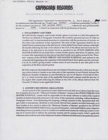 Allman Brothers signed contract