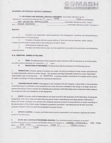 The Swinging Medallions contract signed