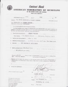 The Fifth Dimension contract
