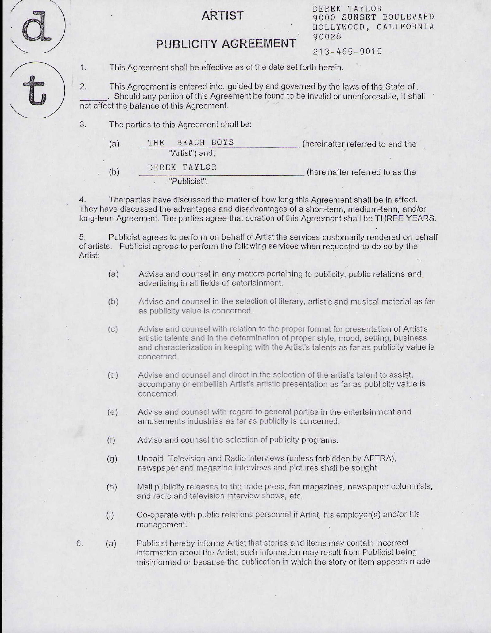 The Beach Boys contract signed (1 of 2)