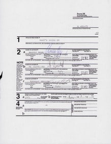 Marvin Gaye signed contract
