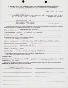 Todd Rundgren signed contract
