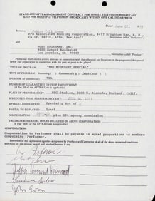 Jethro Tull signed contract