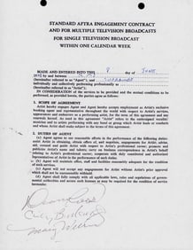 The Supremes signed contract