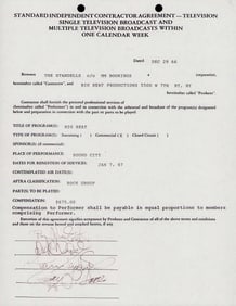 The Standells signed contract