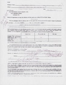 Don't let me be Misunderstood contract signed
