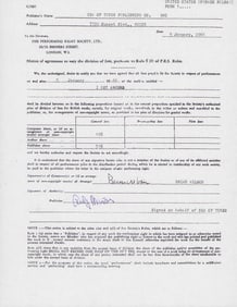Brian Wilson Historic contract signed