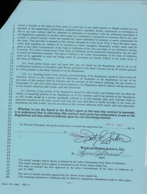 Frank Sutton contract signed