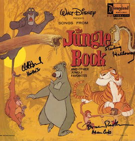 Jungle Book signed soundtrack LP