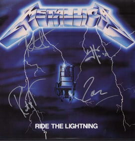 Metallica signed LP