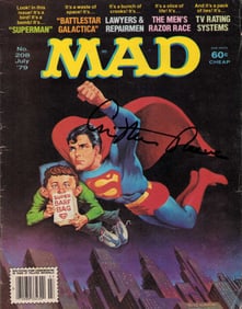 MAD magazine signed Christopher Reeve