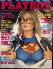 Valerie Perrine signed Playboy