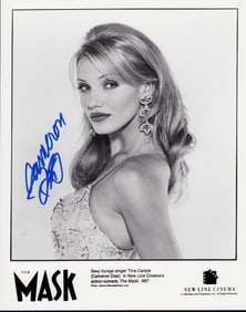 Cameron Diaz signed photograph