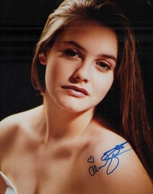 Alicia Silverstone signed photograph