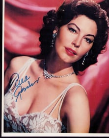Ava Gardner signed photograph