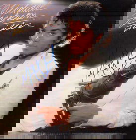 Michael Jackson Thriller signed LP