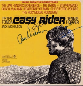 Easy Rider signed soundtrack LP
