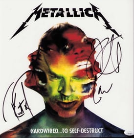 Metallica signed LP JSA