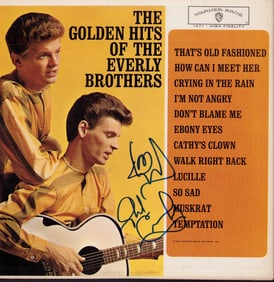 The Everly Brothers signed LP