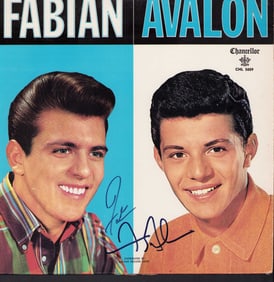 Fabian and Avalon signed LP