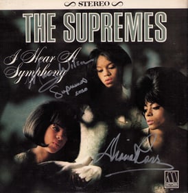 Supremes signed LP