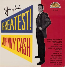 Johnny Cash signed LP