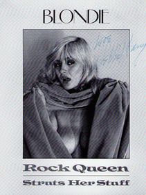 Debbie Harry rare sexy signed photograph