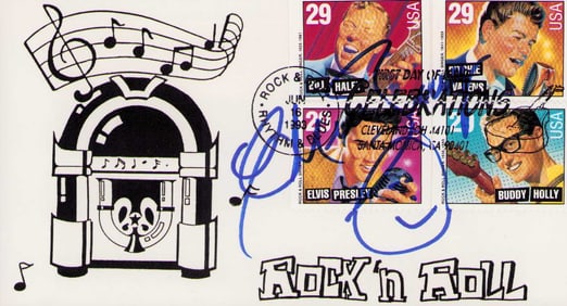 Chuck Berry signed FDC