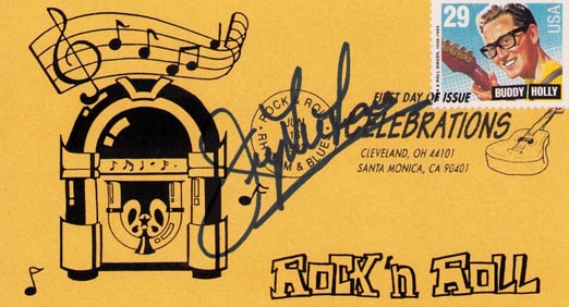 Jerry Lee Lewis signed FDC