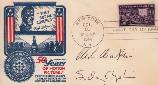 Charlie Chaplin and Sydney Chaplin signed FDC