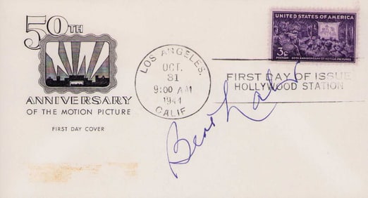 Bert Lahr signed FDC