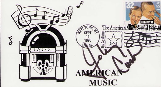 Johnny Cash signed FDC