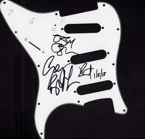 Black Sabbath signed pickguard