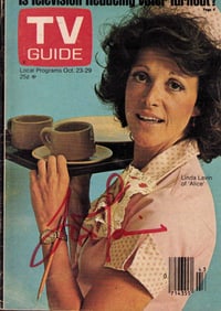Linda Lavin signed TV Guide