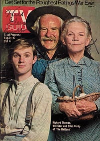 Waltons signed TV Guide