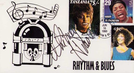 Whitney Houston signed FDC