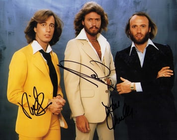 Bee Gees signed photograph