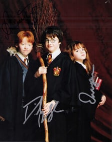 Harry Potter cast signed photograph