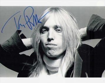 Tom Petty signed photograph