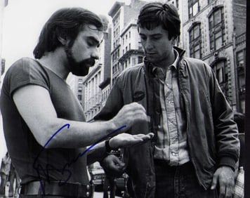 Martin Scorcese signed photograph