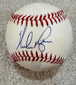 Nolan Ryan signed baseball